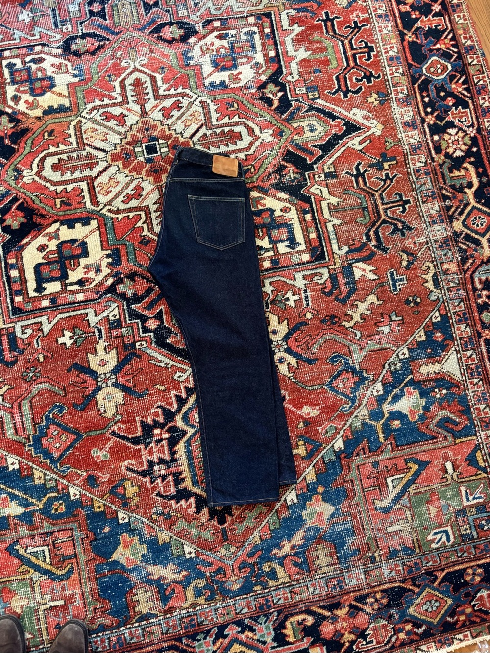 Buck Mason x J.Press straight fit denim